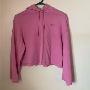 pink nike hoodie